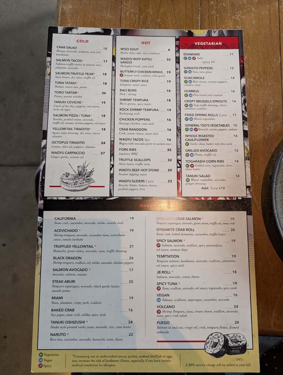 Tanuki River Landing Menu - Image 6